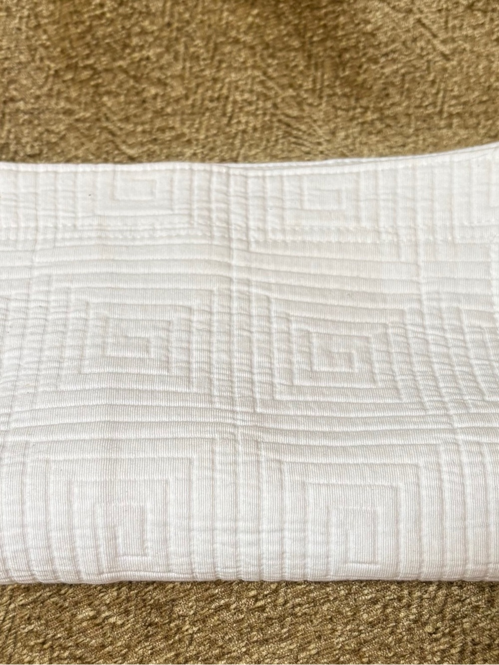 Sferra Matelasse sham new White